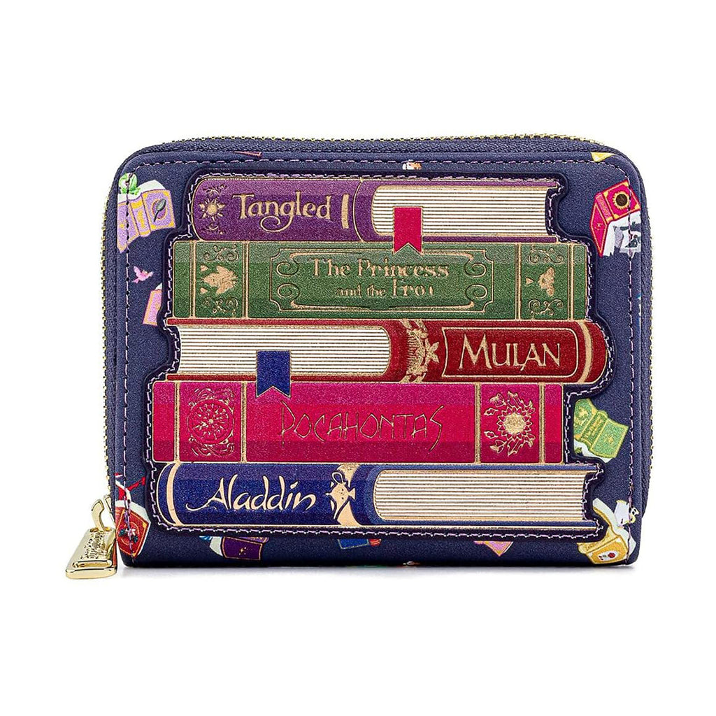 Loungefly Disney Princess Books Zip Around Wallet