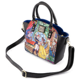 Loungefly Disney Princess Castle Series Belle Crossbody Bag Purse - Radar Toys