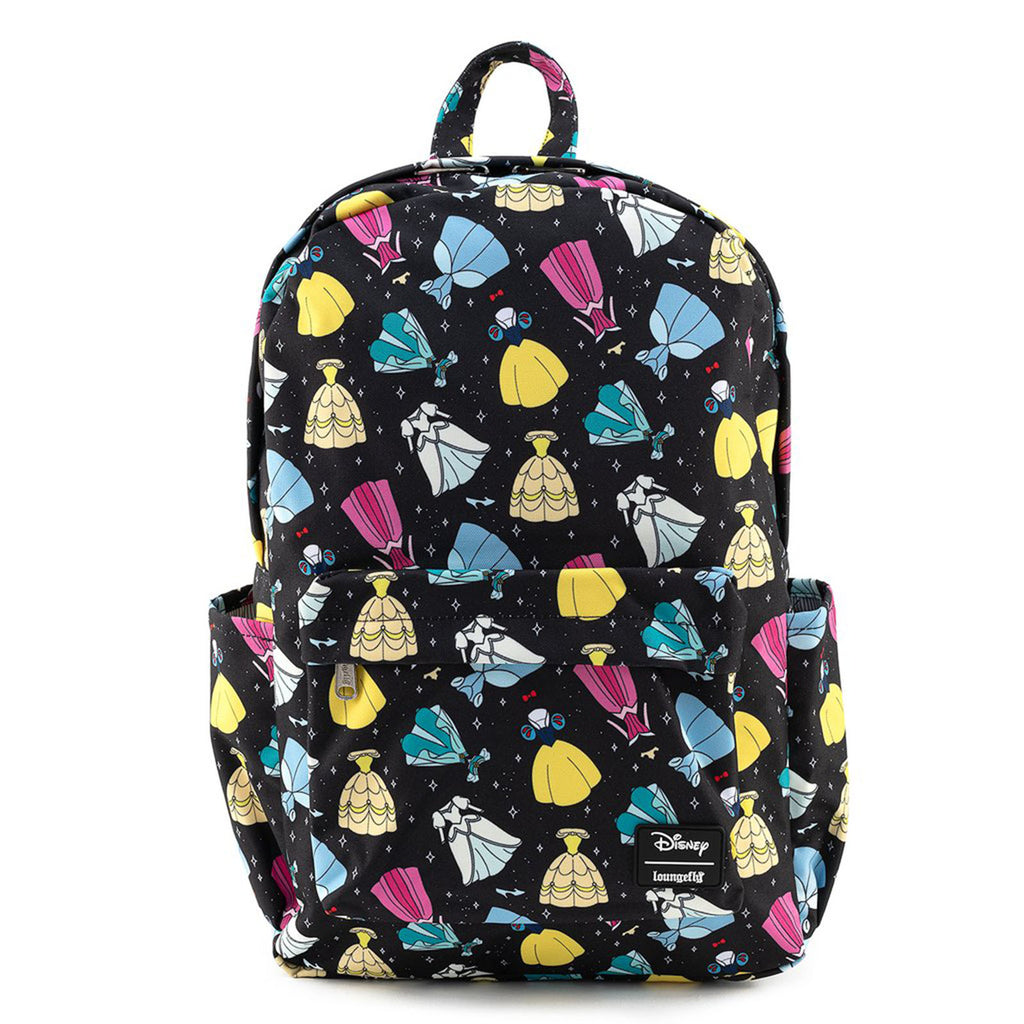 Loungefly Disney Princess Dresses All Over Print Nylon Backpack