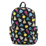 Loungefly Disney Princess Dresses All Over Print Nylon Backpack - Radar Toys