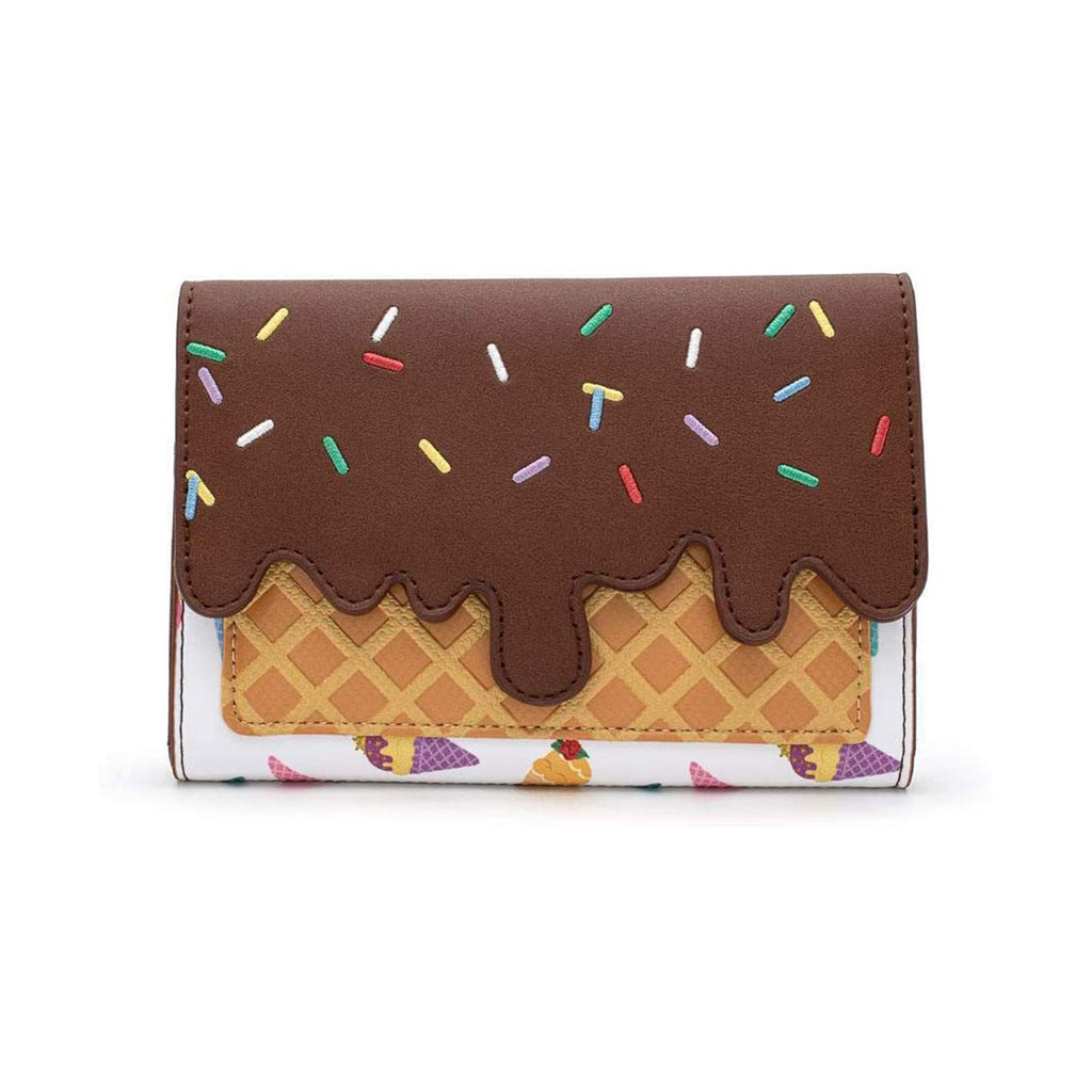 Loungefly Disney Princess Ice Cream Die Cut Flap Wallet