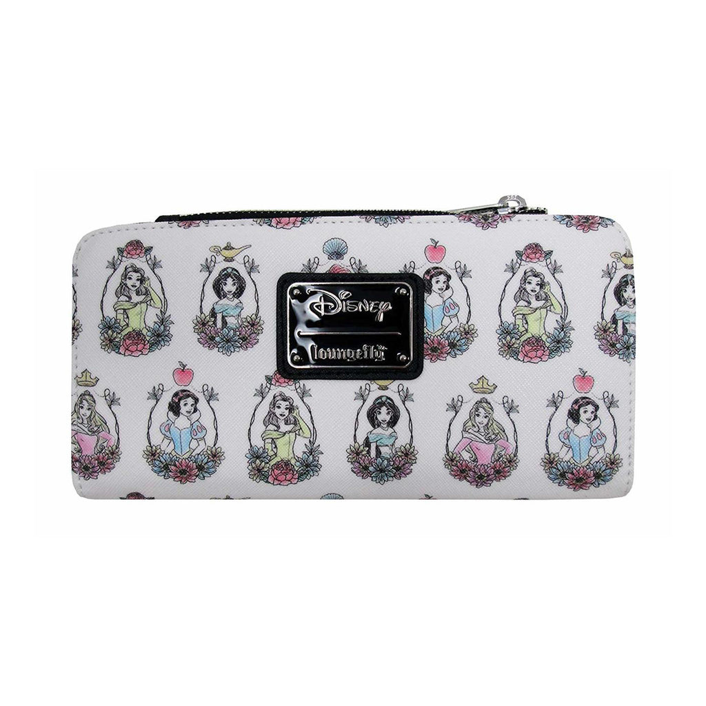 Loungefly Disney Princess Portraits All Over Print Wallet
