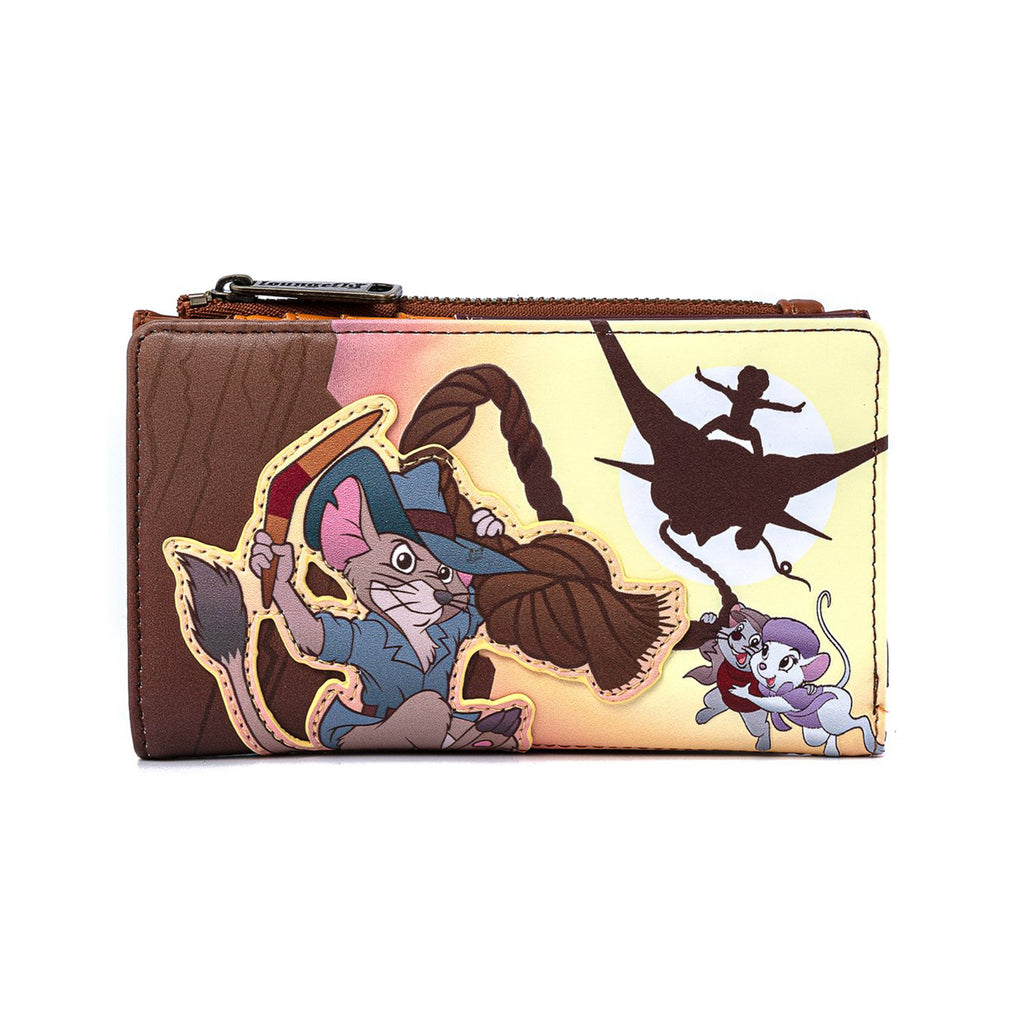 Loungefly Disney Rescuers Down Under Flap Wallet