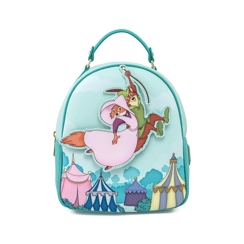 Loungefly Disney Robin Hood Rescues Maid Marian Mini Backpack