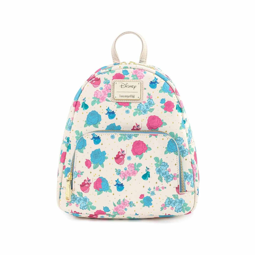Loungefly Disney Sleeping Beauty Floral Fairy Godmother Mini Backpack