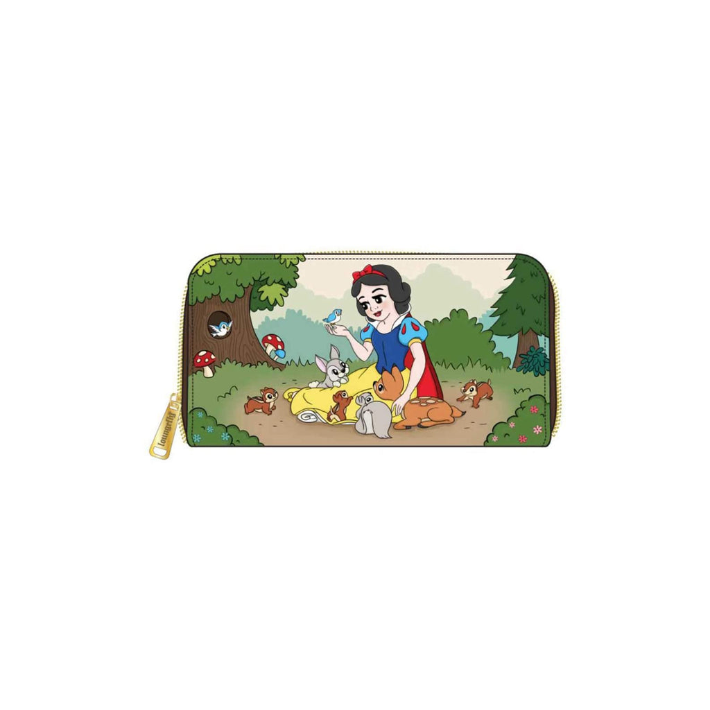 Loungefly Disney Snow White And The Seven Dwarfs Multi Scene Zip Around Wallet