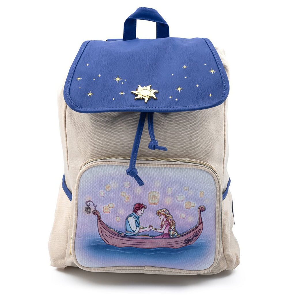 Loungefly Disney Tangled Boat Scene Slouch Backpack