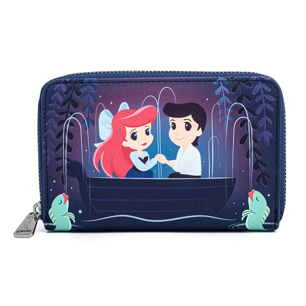 Loungefly Disney The Little Mermaid Gondola Scene Zip Around Wallet