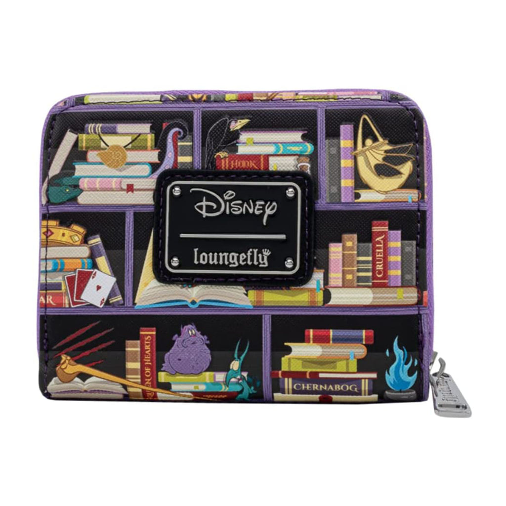 Loungefly Disney Villains Books Zip Around Wallet