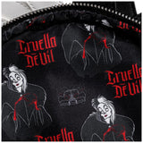 Loungefly Disney Villains Cruella De Vil Spots Cosplay Mini Backpack - Radar Toys