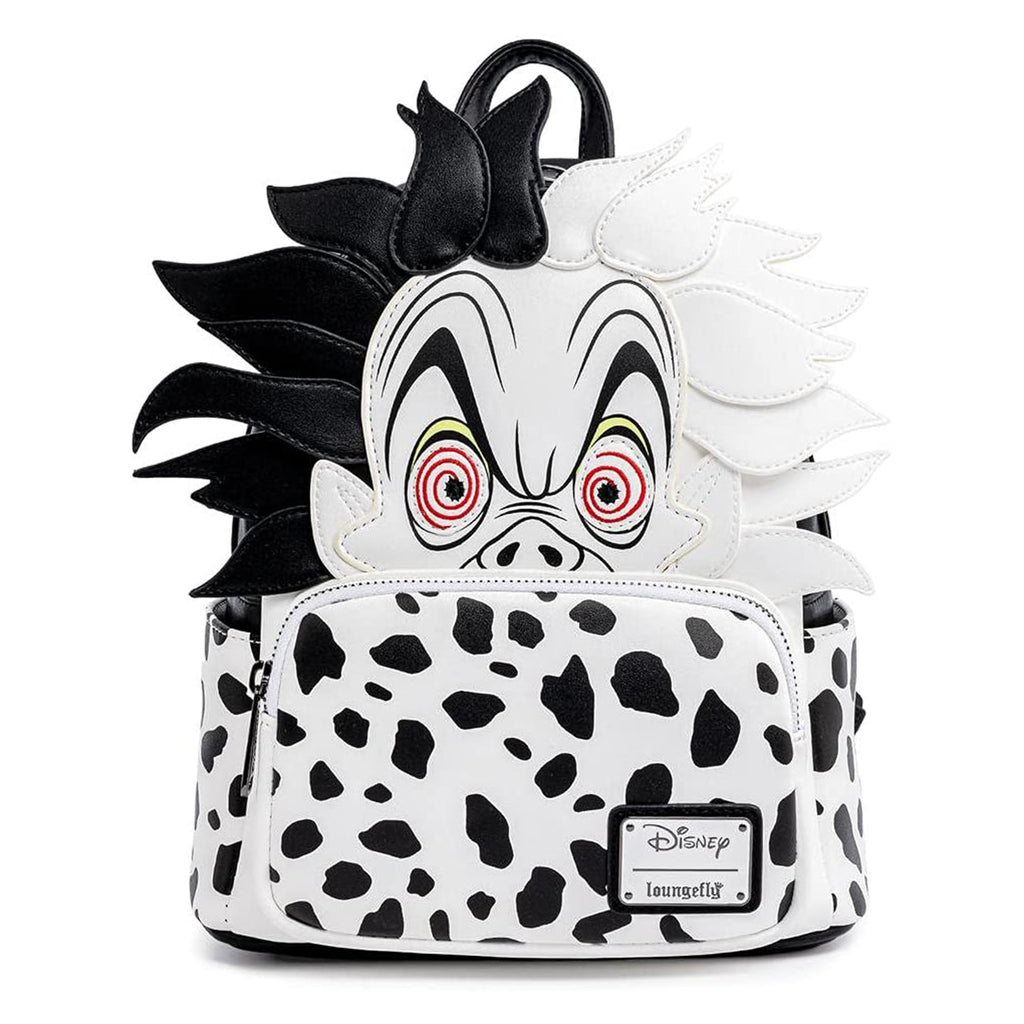 Loungefly Disney Villains Cruella De Vil Spots Cosplay Mini Backpack