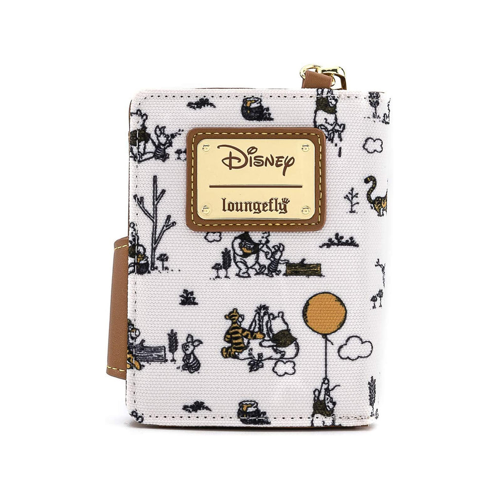 Loungefly Disney Winnie The Pooh Line Drawing Flap Wallet