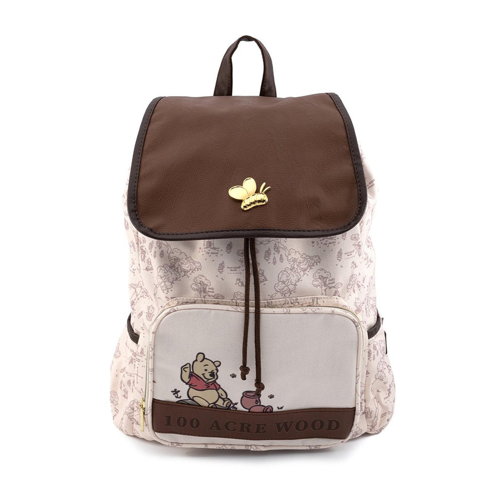 Loungefly Disney Winnie The Pooh Map Slouch Backpack