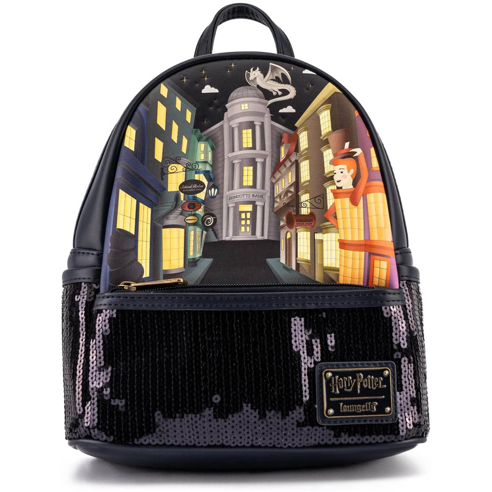 diagon alley mini backpack Harry Potter Diagon Alley Sequin Mini Backpack Loungefly