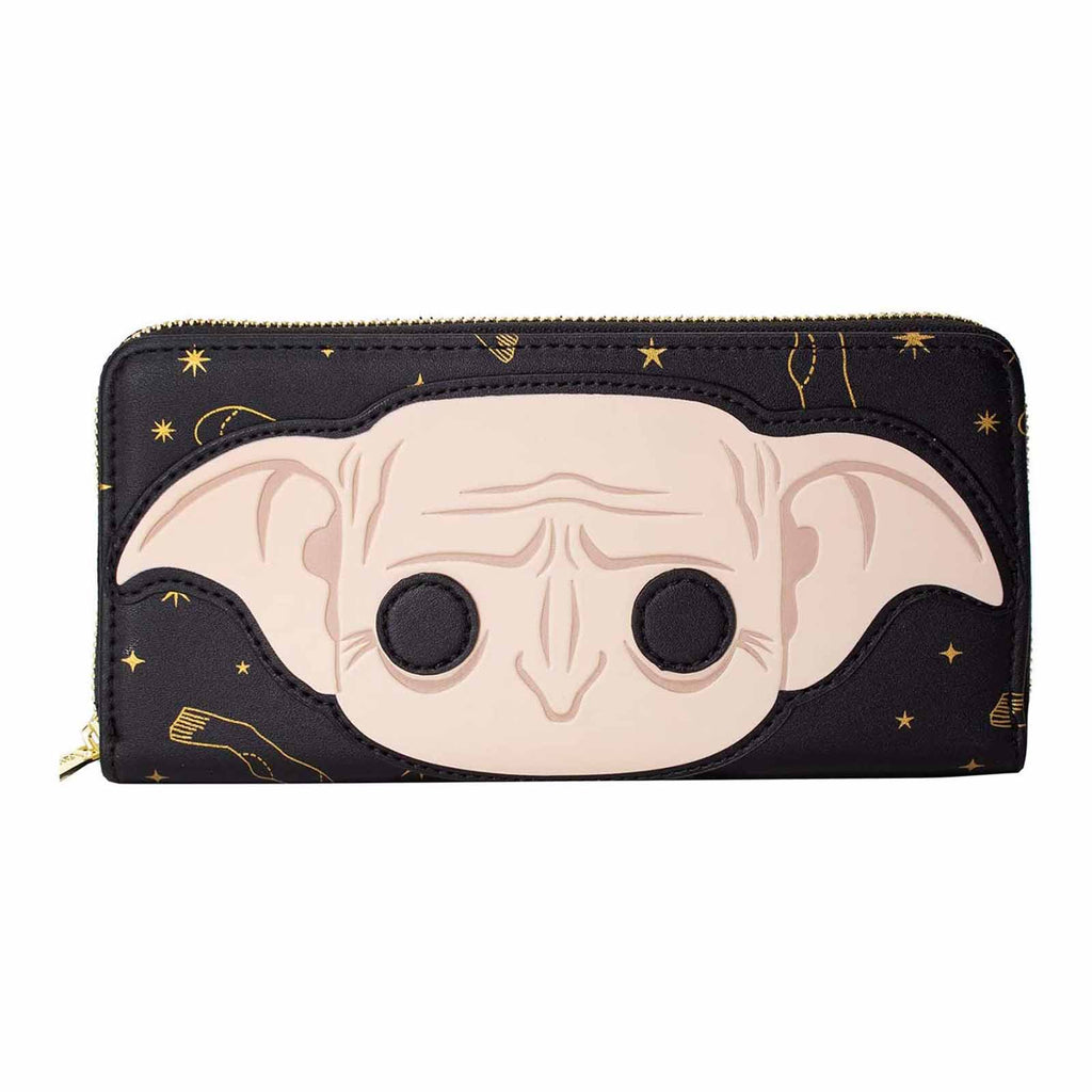 Loungefly Harry Potter Dobby Head POP Style Zip Around Wallet