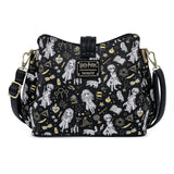 Loungefly Harry Potter Magical Elements All Over Print Crossbody Bag Purse - Radar Toys