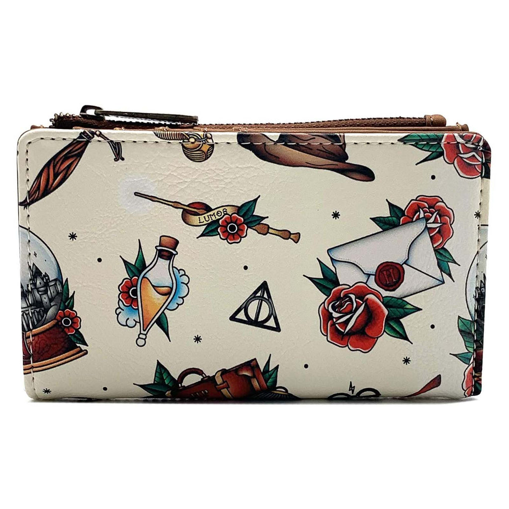 Loungefly Harry Potter Tattoo All Over Print Wallet