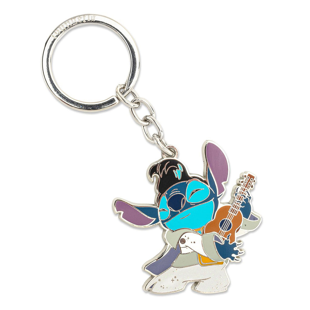 Loungefly Lilo And Stitch Elvis Metal Keychain