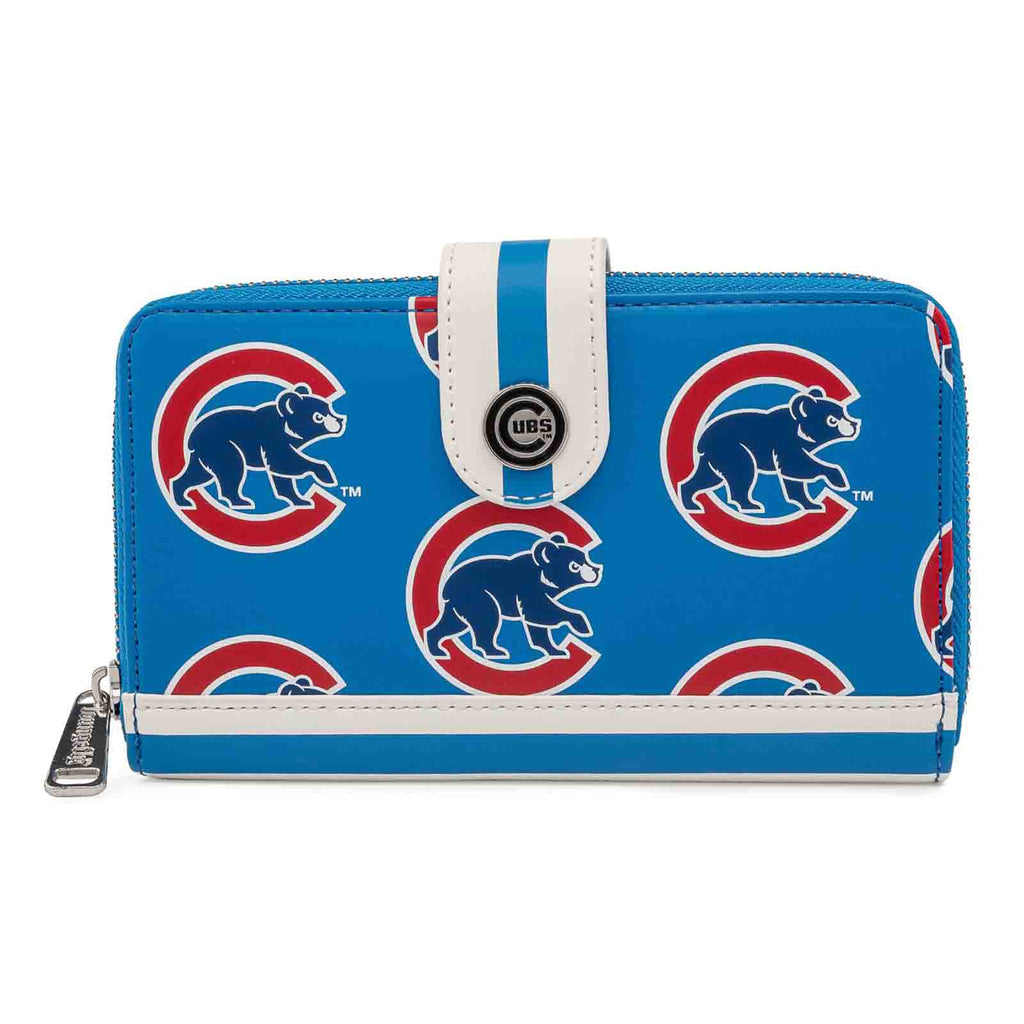 Loungefly MLB Chicago Cubs Logo Zip Around Wallet - Radar Toys