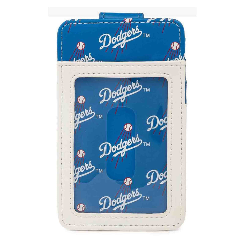 Loungefly MLB Los Angeles Dodgers Seam Stitch Card Holder ID Wallet