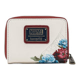 Loungefly Marvel Spiderman Floral Zip Around Wallet - Radar Toys