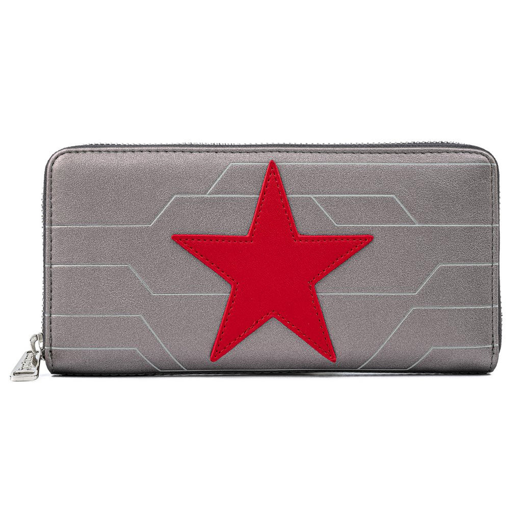 Loungefly Marvel Winter Soldier Cosplay Zip Around Wallet