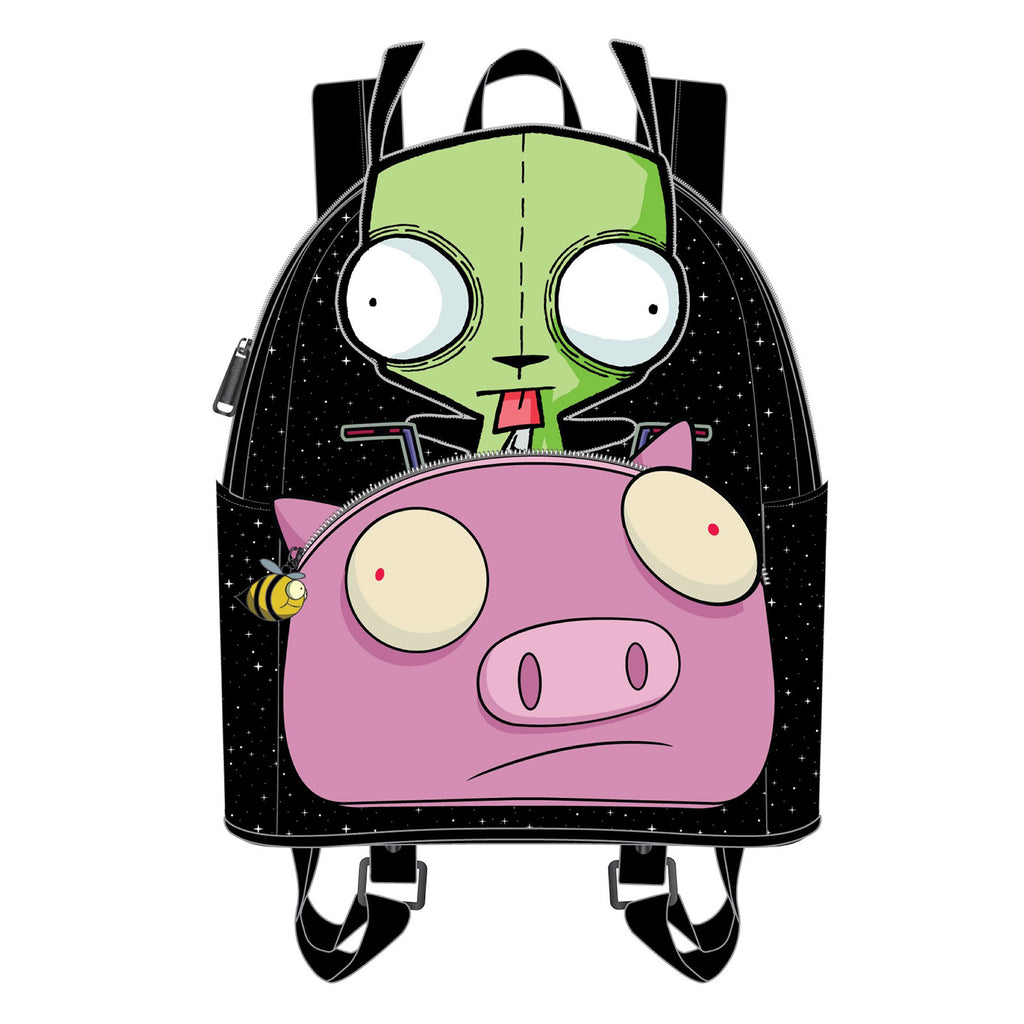 Loungefly Nickelodeon Invader Zim Gir Pig Doom Mini Backpack