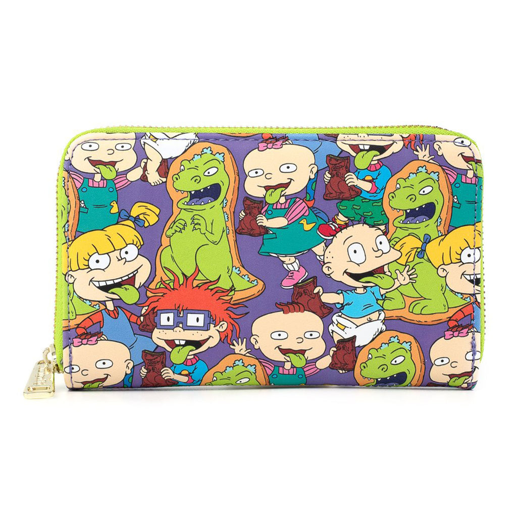 Loungefly Nickelodeon Rugrats Reptar Bar Zip Around Wallet