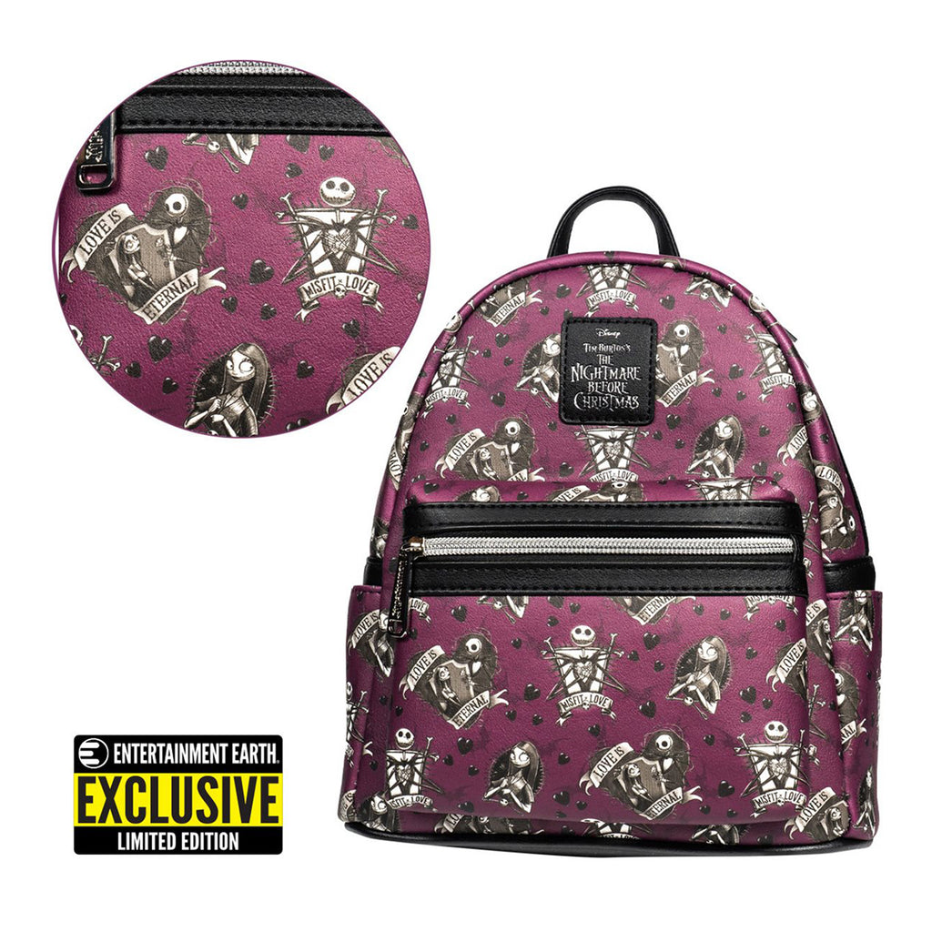 Loungefly Nightmare Before Christmas Love Is Eternal EE Exclusive Mini Backpack