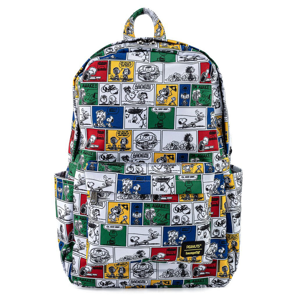 Loungefly Peanuts Comic Strip Nylon Backpack