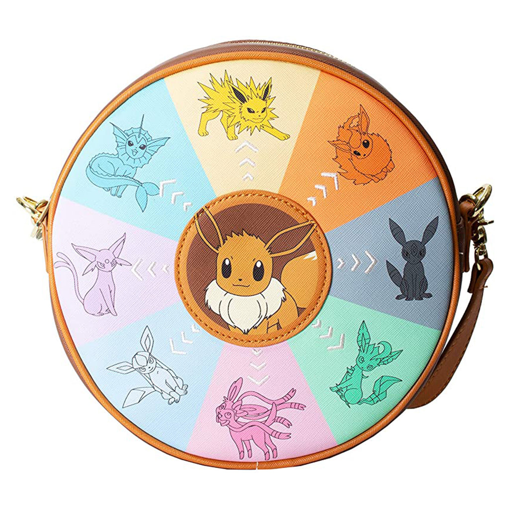 Loungefly Pokemon Eevee Evolutions Canteen Crossbody Bag Purse