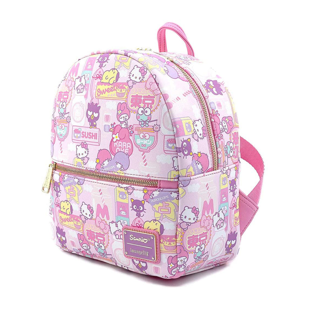 Loungefly Sanrio Hello Kitty Kawaii All Over Print Mini Backpack
