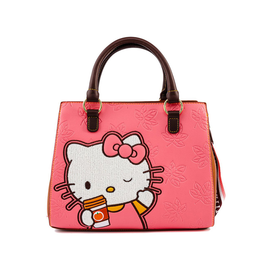 Loungefly Sanrio Hello Kitty Pumpkin Spice Latte Wave Crossbody Bag Purse
