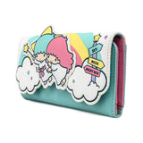 Loungefly Sanrio Little Twin Stars Rainbow Cloud Trifold Wallet - Radar Toys