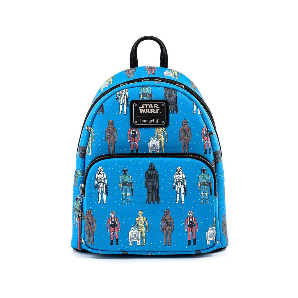 Loungefly Star Wars Action Figure Characters Mini Backpack