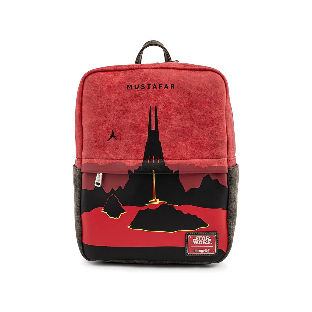Loungefly Star Wars Lands Mustafar Square Mini Backpack