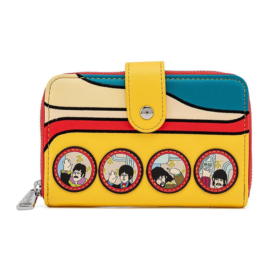Loungefly The Beatles Yellow Submarine Zip Around Wallet