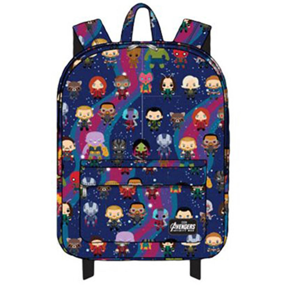 Loungefly Avengers Chibi All Over Print Backpack