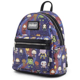 Loungefly Avengers Chibi All Over Print Mini Backpack - Radar Toys