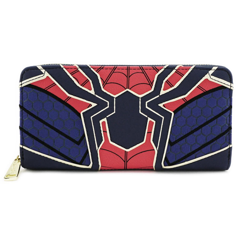 Loungefly Avengers Infinity War Spider-Man Cosplay Zip Around Wallet