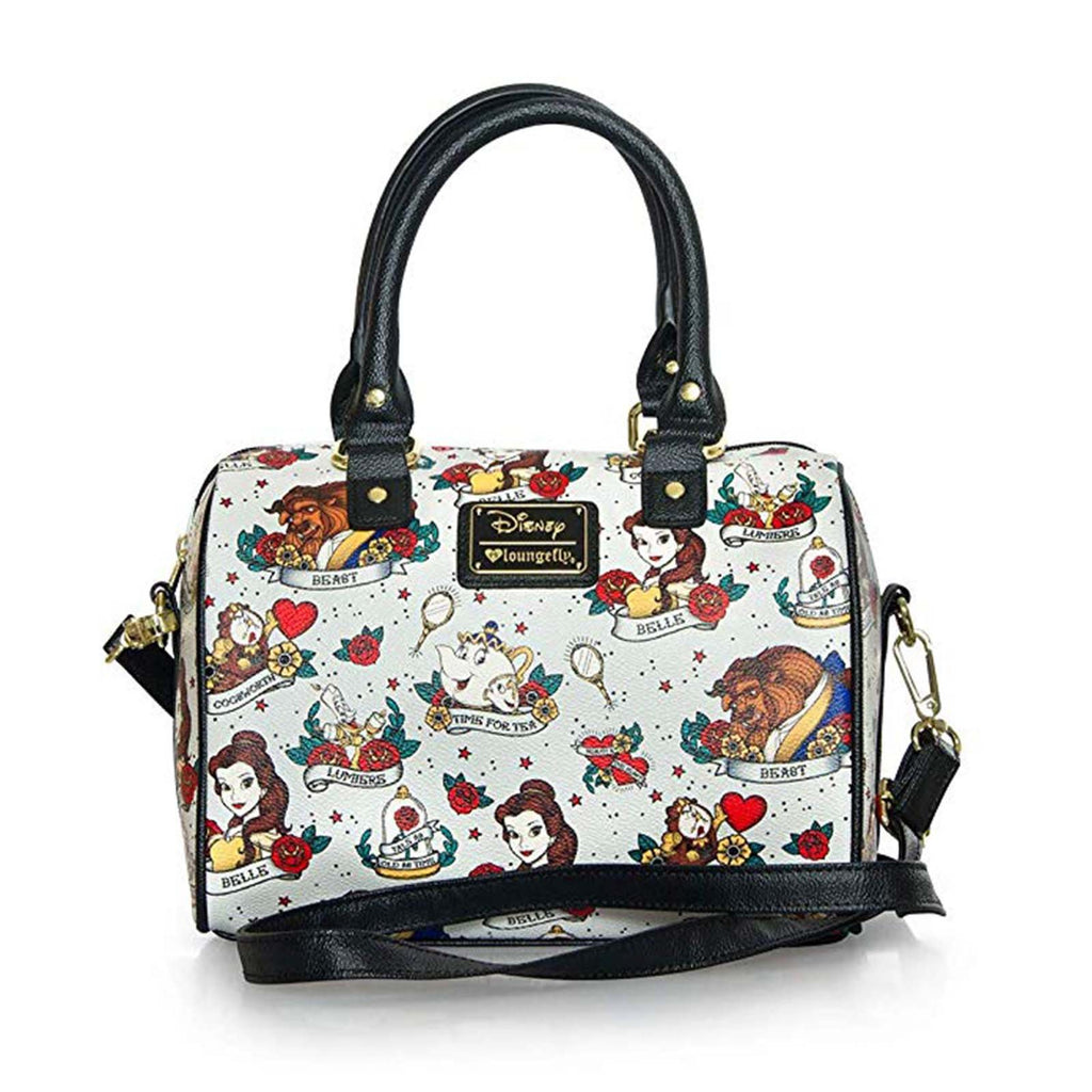 Loungefly Beauty And The Beast Belle Tattoo Duffle Purse