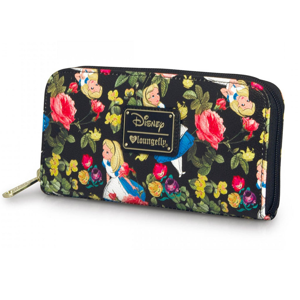 Loungefly Disney Alice In Wonderland Floral Pebble Wallet
