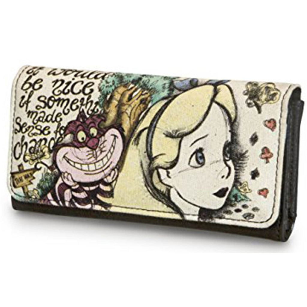 Loungefly Disney Alice and Cheshire Canvas Wallet