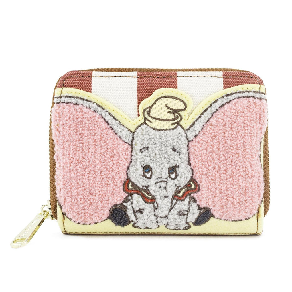 Loungefly Disney Dumbo Stripes Zip Around Wallet