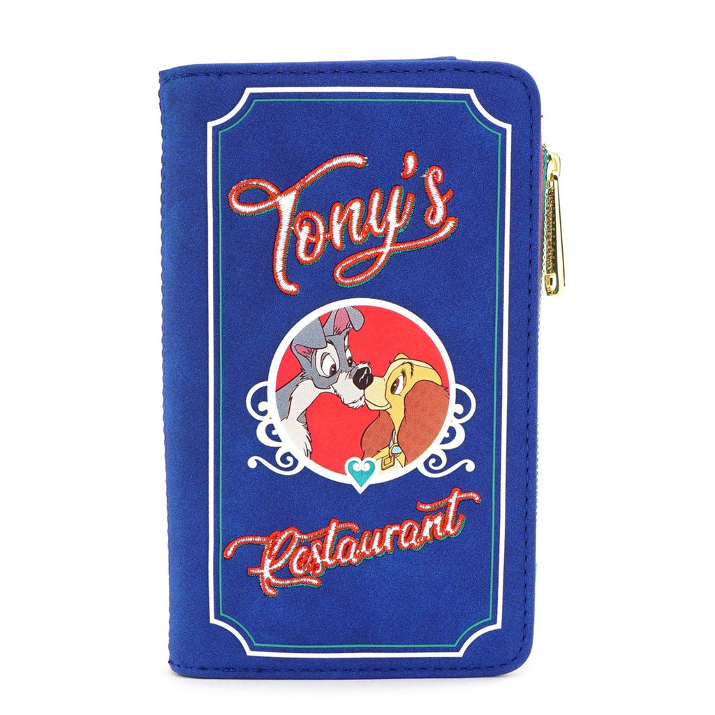 Loungefly Disney Lady And The Tramp Tony's Menu Wallet