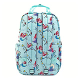 Loungefly Disney Little Mermaid Ariel Scenes All Over Print Square Nylon Backpack - Radar Toys