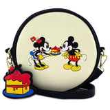 Loungefly Disney Minnie And Mickey Cake Circle Crossbody Bag - Radar Toys