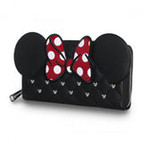 Loungefly Disney Minnie Mouse Bow Zip Around Wallet - Radar Toys