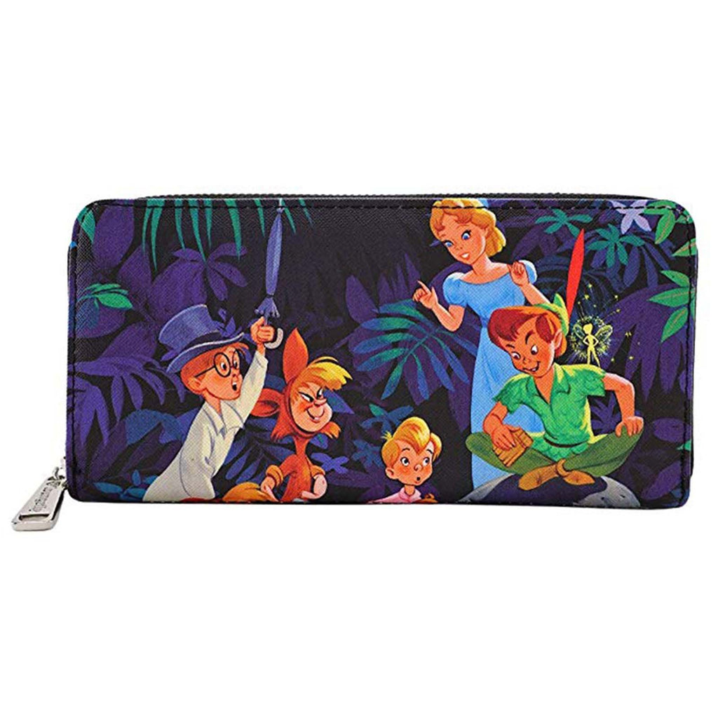Loungefly Disney Peter Pan Scenes Zip Around Wallet