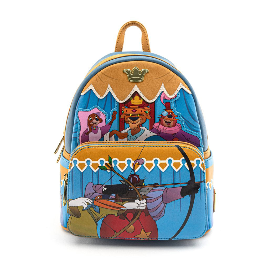 Loungefly Disney Robin Hood Archery Tournament Mini Backpack